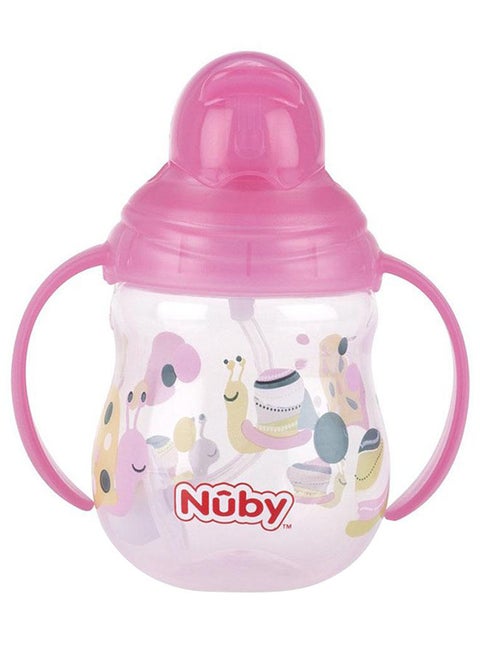 Flip N' Sip 360-Degree Straw Cup With Handle