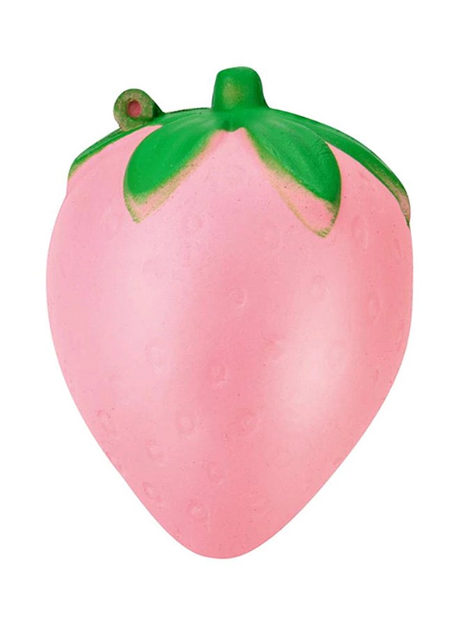 DEBIZHONG Stress Reliever Cute Pink Strawberry Scented Slow Rising Collection Phone Charm Squeeze Toy 