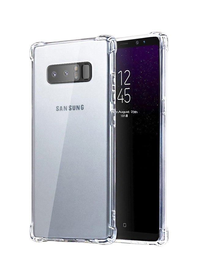 Protective Case Cover With Shock Absorption Technology For Samsung Note 8 Clear