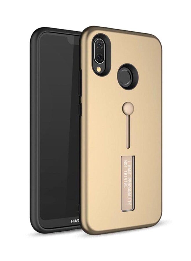 Protective Case Cover With Invisible Kickstand For Huawei Nova 3i Gold