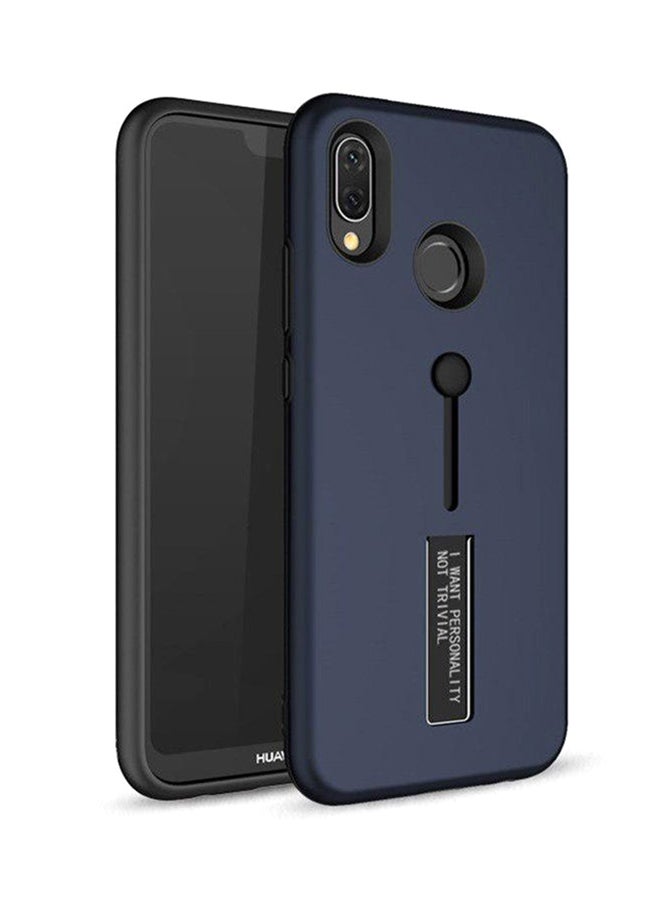 Protective Case Cover With Invisible Kickstand For Huawei Nova 3i Blue