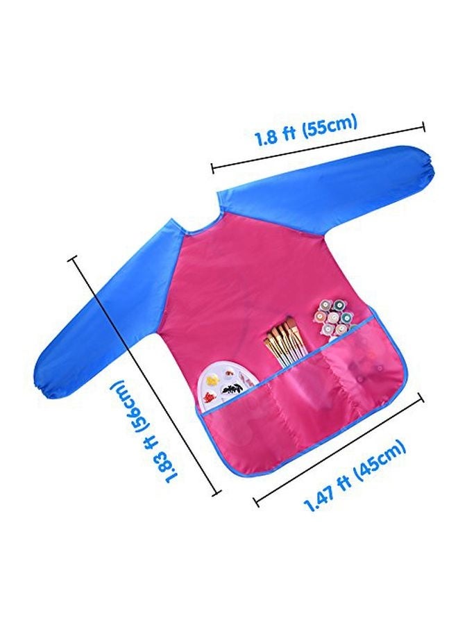 KUUQA Art Smock With Long Sleeve And 3 Roomy Pockets - Image 2