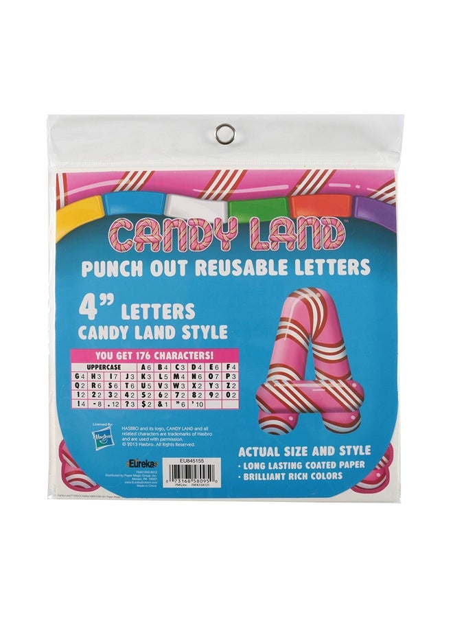 إيوريكا حروف يمكن لكمها وإعادة استخدامها من كاندي لاند 4بوصة