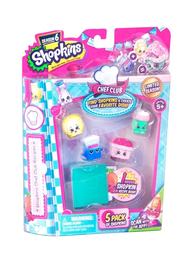 Shopkins Pack Of 5 Chef Club Set - Image 2
