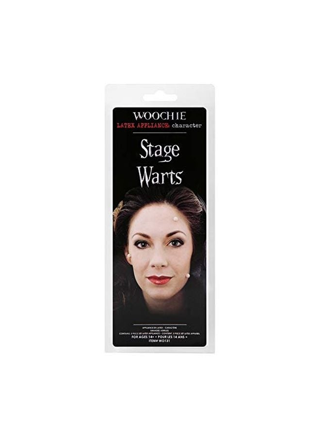Cinema Secrets 3-Piece Stage Warts Woochie Latex Appliance Character WO131  - Image 2