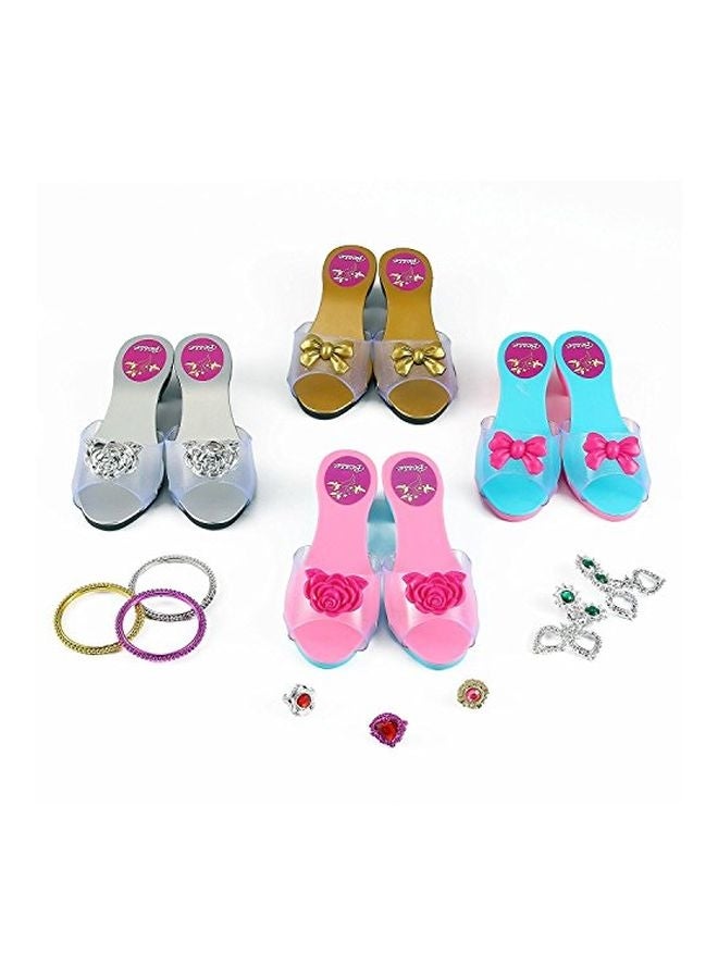 ToyVelt 12-Piece Play Shoe With Jewellery Boutique Set - Image 1