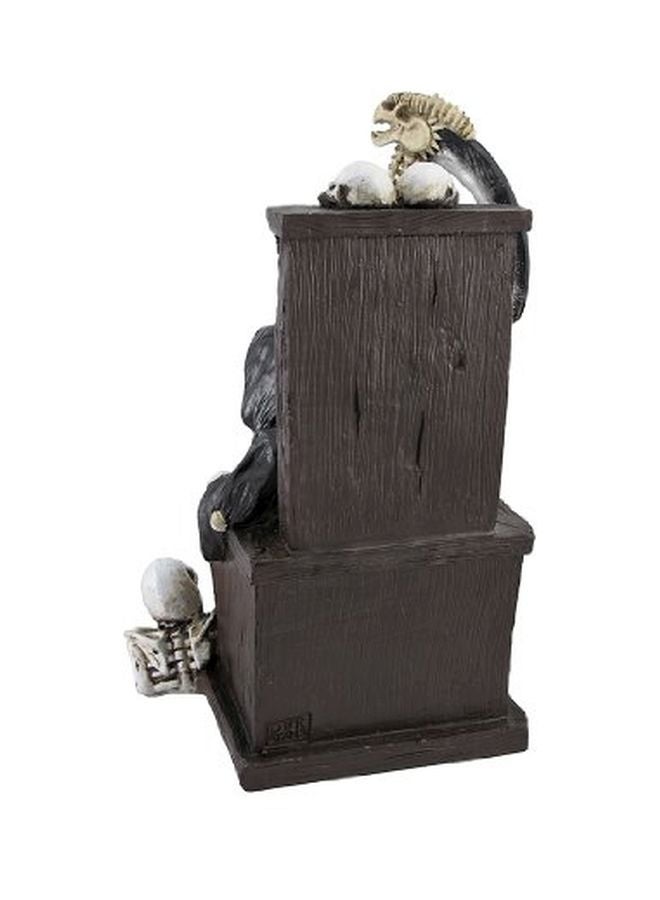 Things2Die4 - Grim Reaper On Throne With Undead Skeleton Pet Statue SG_B00BYFG5CC_US - Image 1