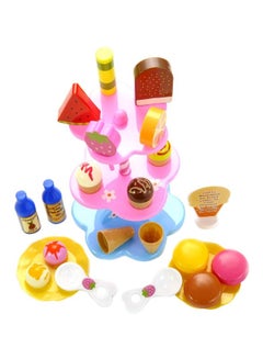 PowerTRC Sweet Treats Ice Cream And Desserts Tower Playset  - Image 1
