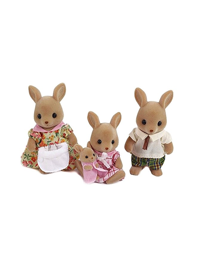 كاليكو كريتيرز مجموعة مجسمات ألعاب بتصميم عائلة حيوان الكنغر هوبر مكونة من 4 قطع 
 طراز CC1460 - Image 1