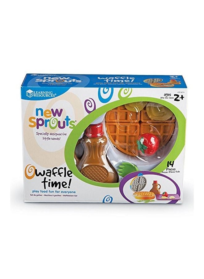 Learning Resources 14-Piece New Sprouts Waffle Time Toys  - Image 2