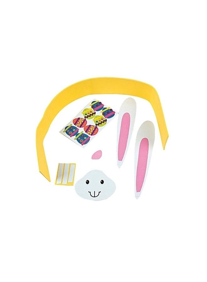 فن إكسبريس طقم قبعات وأقنعة بربطة رأس للحرف اليدوية من 12 قطعة - Image 1