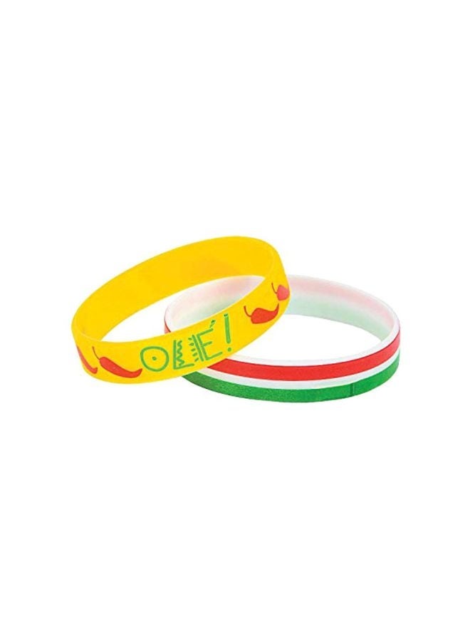 Fun Express 12-Piece Fiesta Bracelet 
