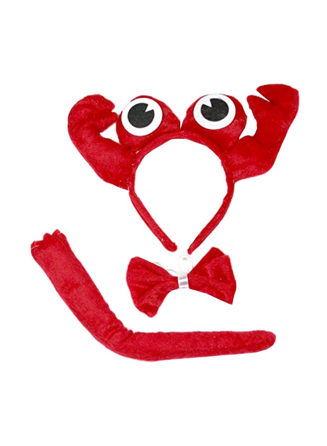 Petitebella Cute Crab Headband Bowtie Tail Costume CD025 