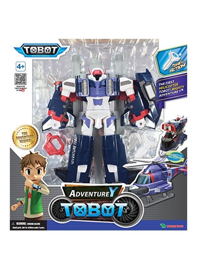 Tobot Adventure Y Transforming Robot Helicopter Action Figure Set