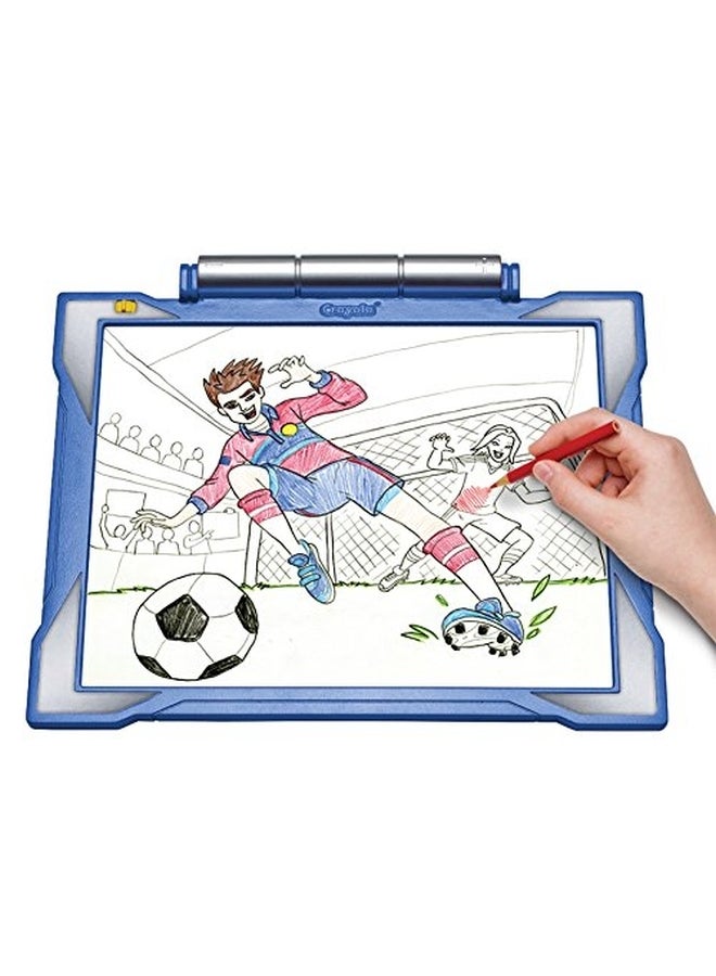 كرايولا لوحة رسم مضيئة أبيض/أزرق/رمادي - Image 3