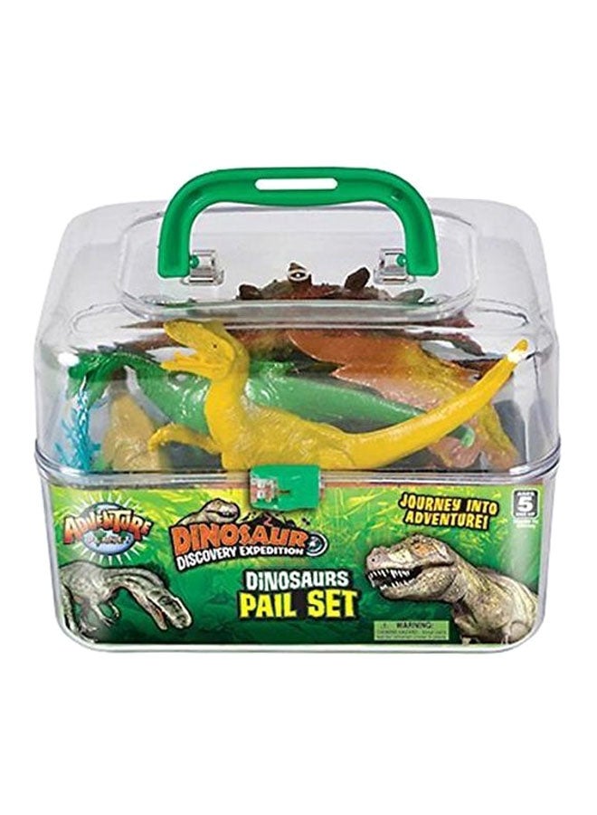 20-Piece Dinosaur Set With Carrying Case ASDIN20
