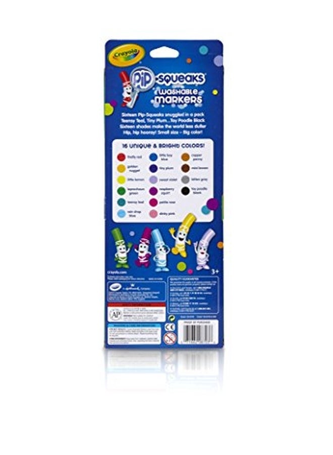 Crayola 16-Piece PiP Squeaks Washable Markers 58-8703 - Image 3