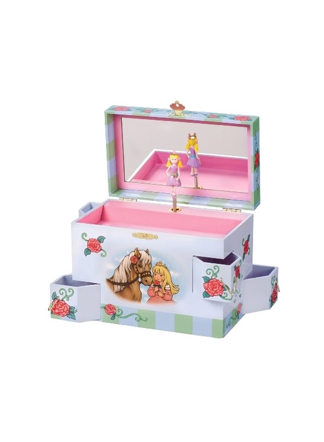 Rose Petal Princess Musical Jewellery Box