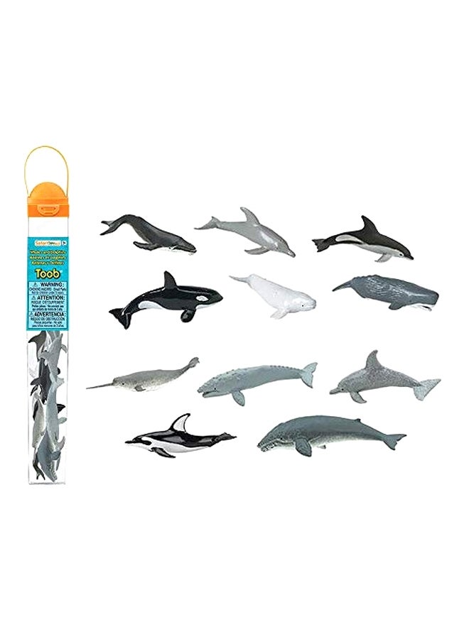 Safari Ltd. - 11-Piece Dolphins And Whales Figure 694704 - Image 1