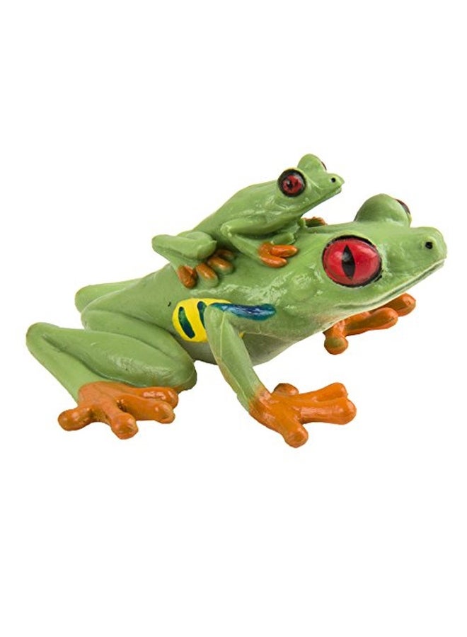 Safari Realistic Hand Painted Red Eyed Tree Frog Figurine Model B01LFTKL5S  - Image 2