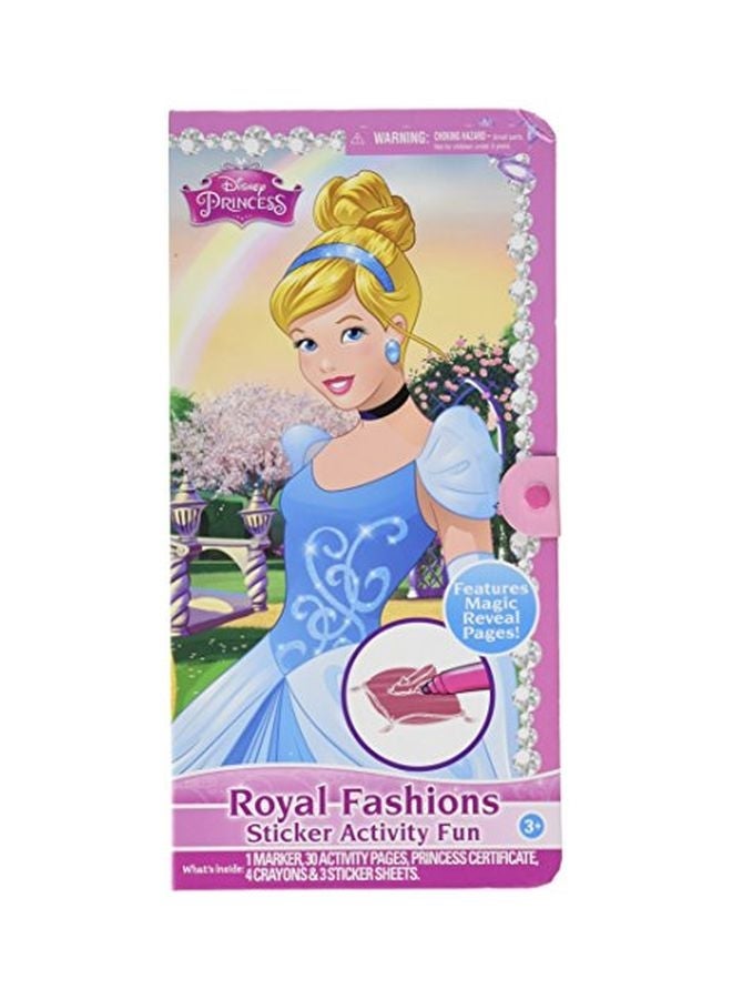 Tara Toys Cinderella Fashion Portfolio Playset Pink/Blue  - Image 1