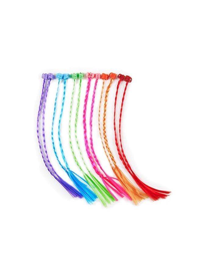 U.S. Toy 12-Piece Hair Extensions 11inch 
