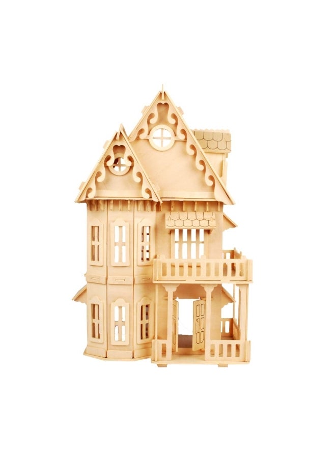 NWFashion 6 Rooms DIY Kits Miniature Doll House  - Image 1