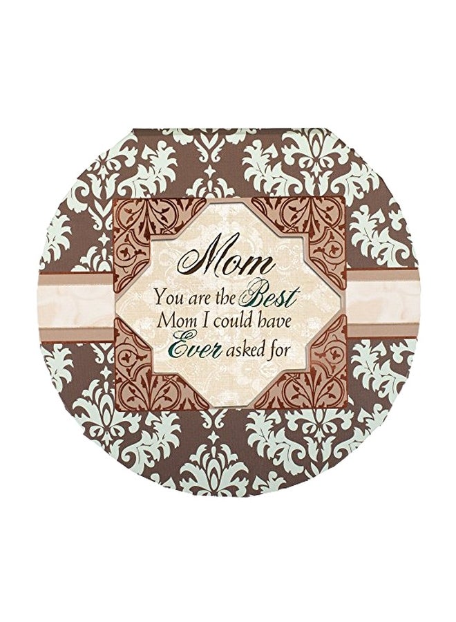 Cottage Garden Mom Belle Papier Round Musical Jewelry Box - Image 1