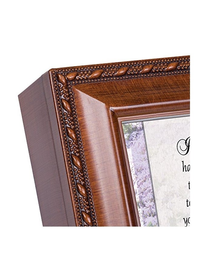 Cottage Garden - Daughter Woodgrain Jewelry Music Box - Image 1