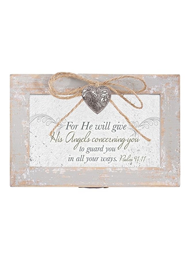 كوتيدج جاردن علبة مجوهرات ديسترسد مع موسيقى واقتباس - Image 2