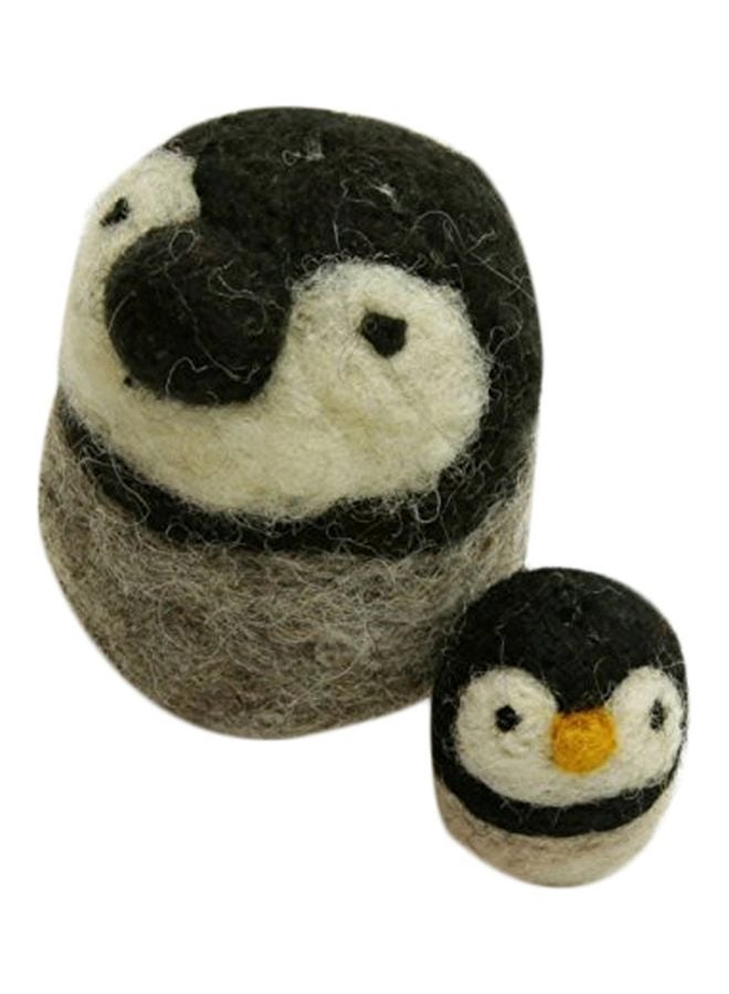 Woolbuddy Needle Felting Penguin Crafts Wool Kit - Image 1