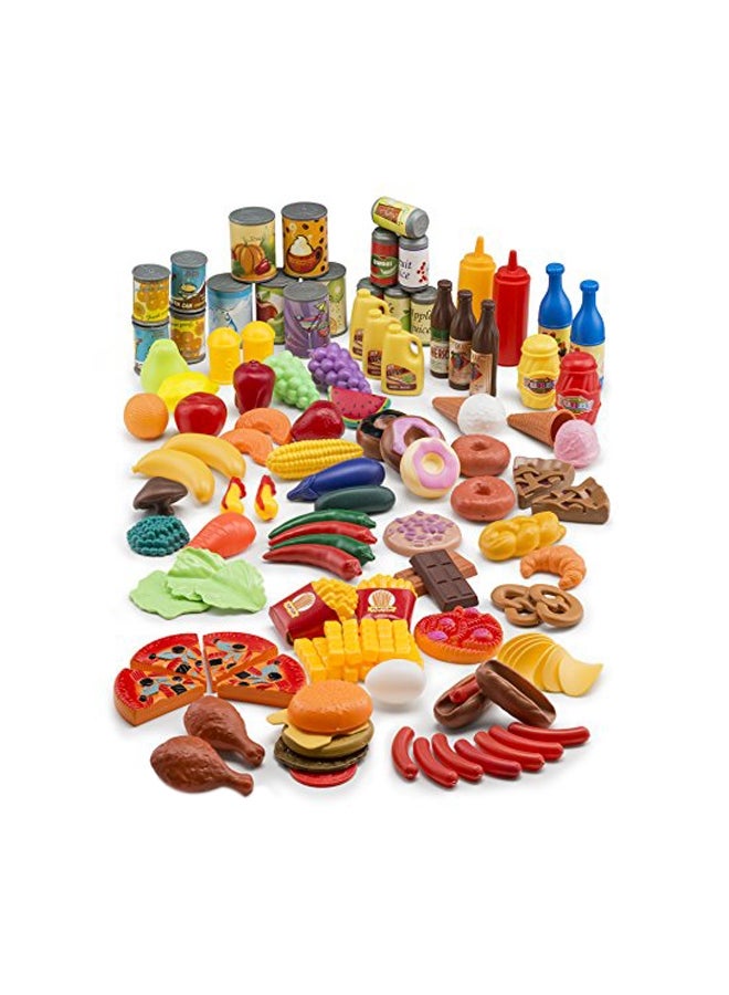 JaxoJoy 122-Piece Pretend Food Set  - Image 1