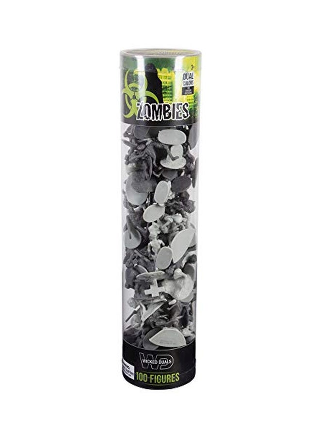 SCS Direct 100-Piece Zombie Army Action Figure Set  - Image 2