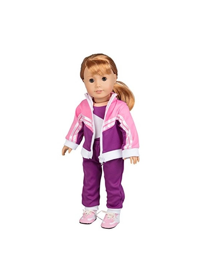 Dress Along Dolly 4-Piece Doll Outfit Set  - Image 4