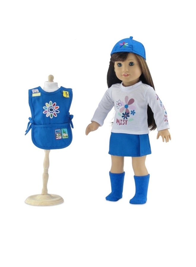 Emily Rose Doll Clothes - 5-Piece Doll Scout Outfit Set - Image 1