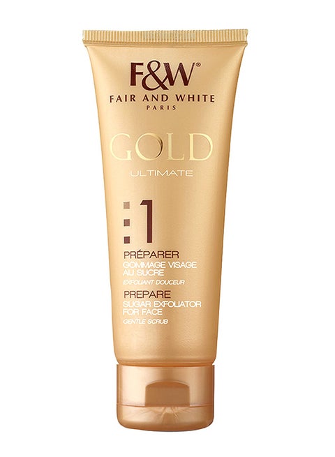 Ultimate Prepare Sugar Face Exfoliator Gold 75ml