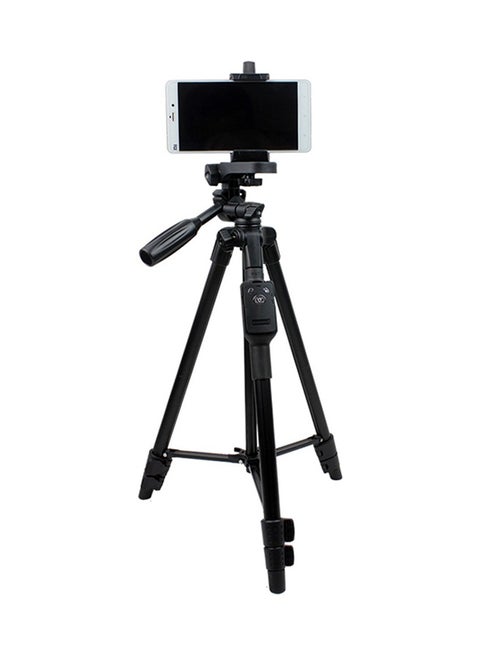 VCT 5208 Professional Tripod With Bluetooth Remote Shutter Blue