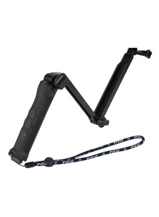 PULUZ 3-Way Grip Foldable Multi-functional Selfie Stick Black - v1553057786/N22437629A_1
