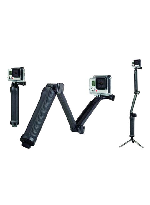 3-Way Hand Pole Grip Arm Monopod For Gopro Hero 2 Black