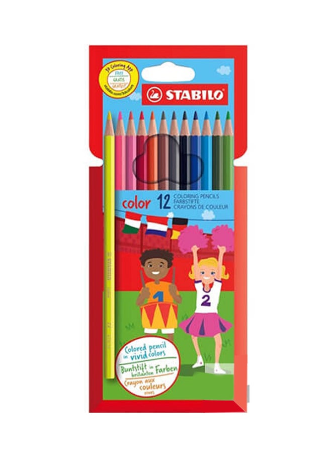 STABILO 12-Piece Swano Coloring Pencil Multicolor 
