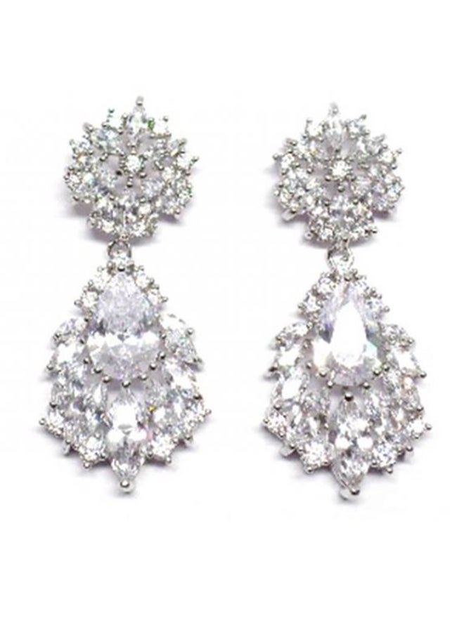 Silver Plated Drop And Dangle Earring