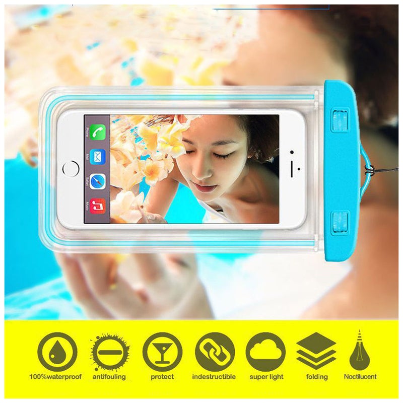 Outdoor Swimming Mobile Phone Waterproof Bag Luminous - Image 2