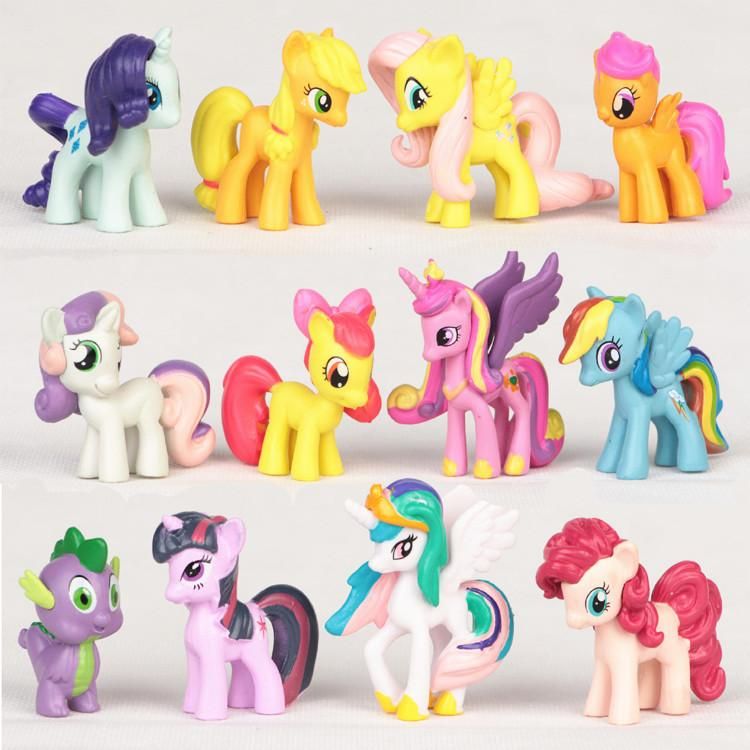 Pack Of 12 Little Pony Action Figure  - Image 2