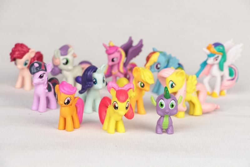 Pack Of 12 Little Pony Action Figure  - Image 3