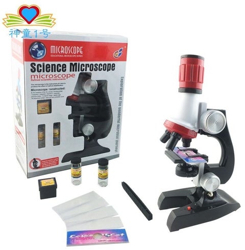 Real Educational Biological Microscope With Support Set