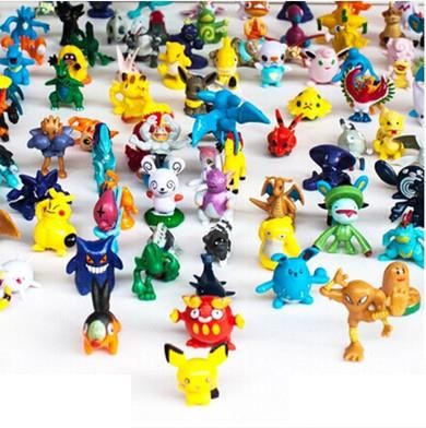 Generic 144 Piece Cute Mini Cartoon Pokemon Collectible Action