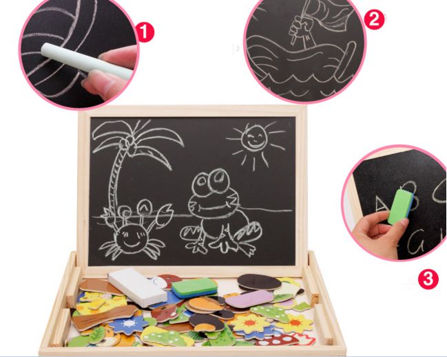 Generic - Wooden Magnetic Drawing Board - Image 1