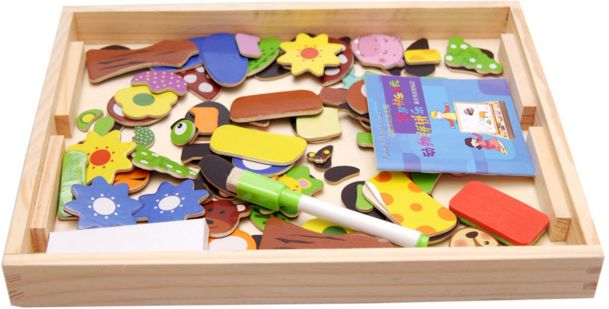 Generic - Wooden Magnetic Drawing Board - Image 1