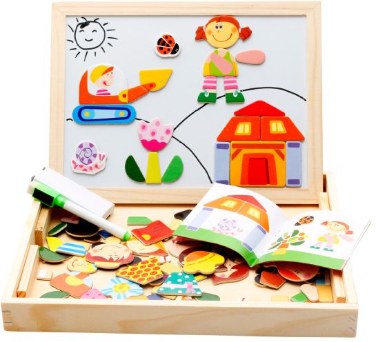 Wooden Magnetic Drawing Board  - Image 1