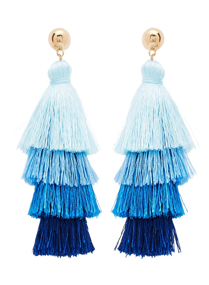 YUEJIN 4 Layer Tassel Earrings  - Image 1